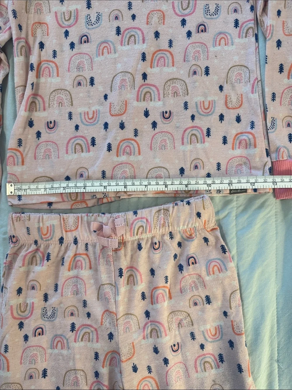 Eddie Bauer Pink Rainbow Pajamas